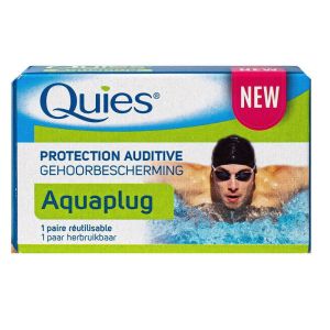 Quies - Aquaplug protection auriculaire - 1 paire réutilisable
