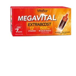 Vitaflor - Megavital extraboost saveur citron - 7x10mL