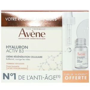 Avène - Hyaluron activ B3 Crème régénération cellulaire 50ml + Sérum concentré repulpant 10ml