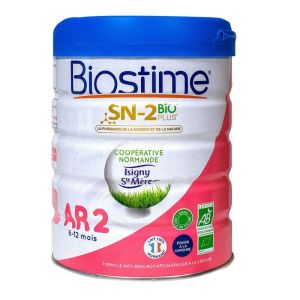 Biostime -  Lait en poudre Bio Anti-régurgitations -  6-12M 800G