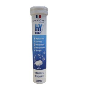 Granions - Hydro vitamines et minéraux - 20 comprimés effervescent neutre