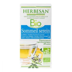 Herbesan - Infusion bio n°4 sommeil serein - 20 sachets