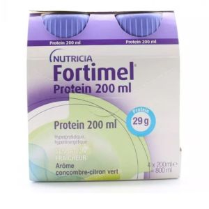 Nutricia - Fortimel Protein arome concombre-citron vert 4x200ml