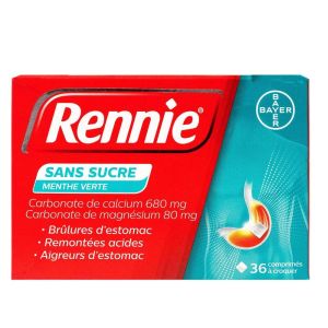 Rennie menthe verte sans sucre