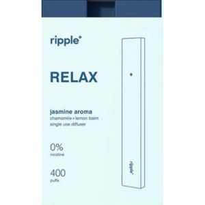 Ripple+ - Inhalateur d'aromathérapie Relax arôme Jasmin - 400puffs