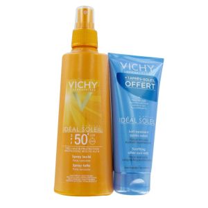Vichy - Ideal soleil spray lacté spf 50 + 1 après solaire offert - 200ml