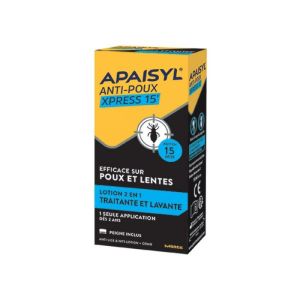 Apaisyl Poux - Anti-poux et lentes XPRESS 15' - 100 ml