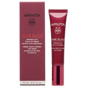 Apivita - Wine Elixir - crème Yeux et Lèvre lift rides - 15Ml