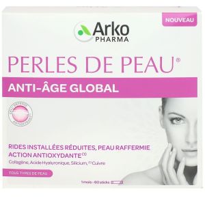 Arkopharma - Perles de peau anti-âge global - 60 sticks