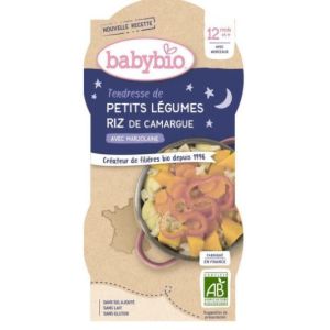 Babybio - Tendresse de petits légumes riz - dès 12 mois - 2x200g