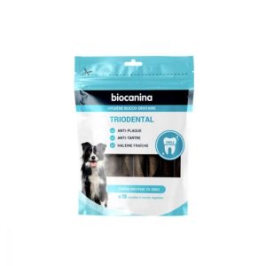 Biocanina Triodental - Chiens Moyens de 10 à 30 Kg - 15 Lamelles à Mâcher