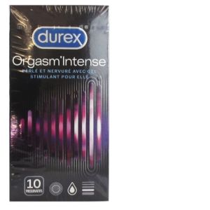 Durex - Orgasm'Intense 10 Préservatifs