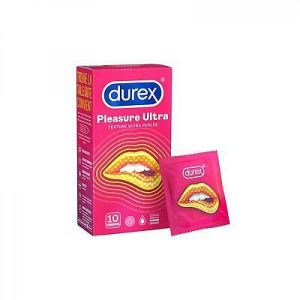 Durex - Pleasure Ultra - Préservatifs - 10 préservatifs