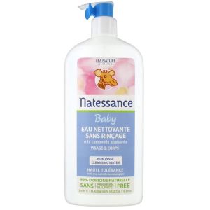 Natessance bébé - Eau nettoyante sans rinçage - 500 ml