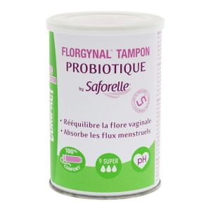 Saforelle - Tampons probiotiques - 9 tampons