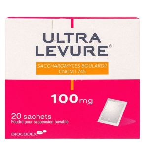 Ultra levure 100mg - 20 sachets