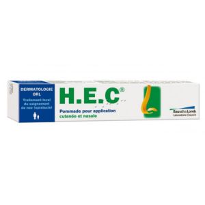 Bausch et LOmb - Hec Pommade pour application cutanée et nasale - 25g