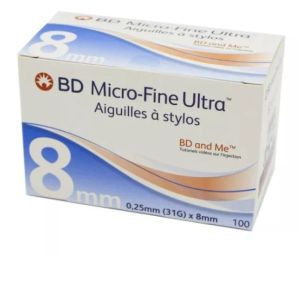 BD - Micro fine ultra 8mm 100 aiguilles