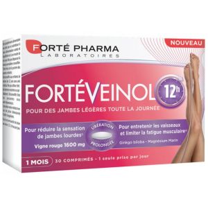 Forté Pharma - Fortéveinol 12H - 30 comprimés