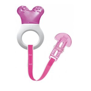 Mam - Anneau de dentition réfrigérant avec attache - 2mois+