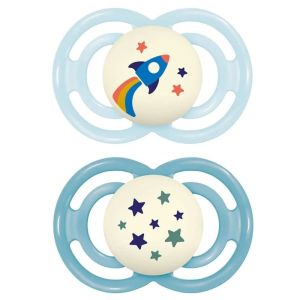 Mam - Tétines perfect nuit - 18+mois - 2 tétines