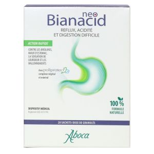 Neo Bianacid - Acidité, reflux et digestion difficile - 20 sachets