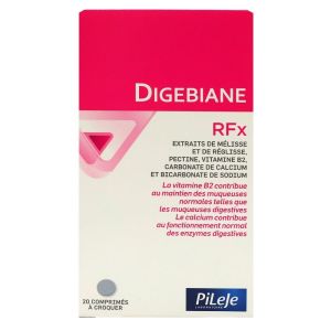 Pileje - Digebiane RFx - 20 comprimés à croquer