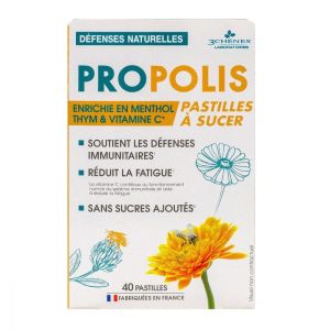 Propolis - Défenses naturelles - 40 pastilles à sucer