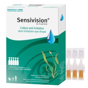 Sensivision Plantain Collyre anti-irritation - 10 x 0,4 ml unidoses