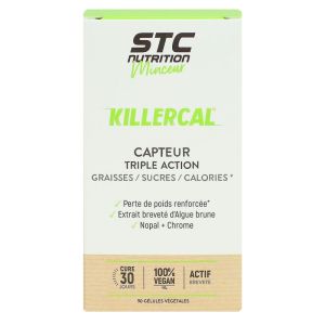 STC Nutrition - Killercal capteur triple action - 90 gélules
