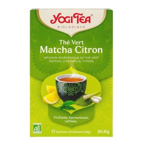 Yogi Tea - Thé Vert Matcha Citron - 17 Sachets