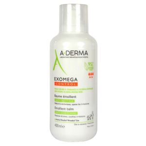 A-Derma - Baume émollient anti-grattage Exomega control - 400 ml
