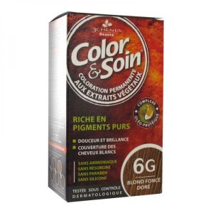 Color & Soin - Coloration Permanente - 6G Blond foncé doré