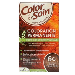 Color & Soin - Coloration Permanente - 6G Blond foncé doré