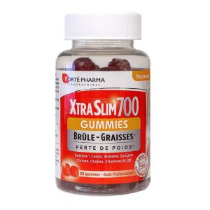 Forté Pharma - XtraSlim gummies brûle graisse - 60 gommes.