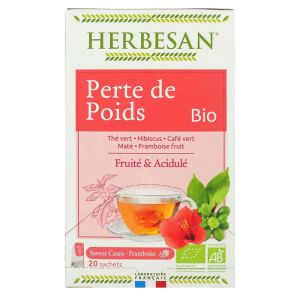 Herbesan - Infusion bio n°15 perte de poids - 20 sachets