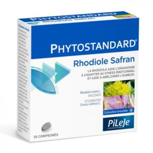 Pileje - Phytostandard Rhodiole Safran - 30 comprimés