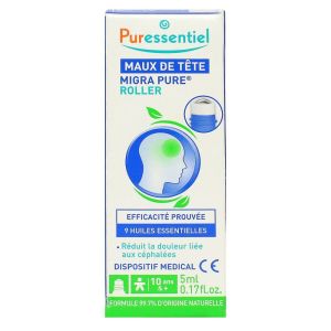 Puressentiel - Roller migra pure maux de tête  - 5mL