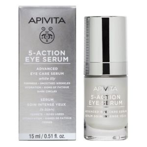 Apivita -  5-Action Yeux Serum - sérum soin intense - 15Ml