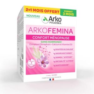 ArkoPharma - ArkoFemina Confort Ménopause - Programme 3 Mois