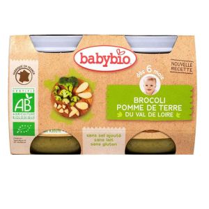Babybio - Brocoli Pomme de terre du Val de Loire - dès 6 mois -2x130g