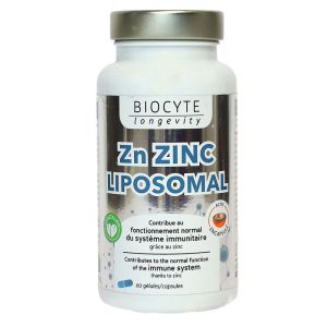Biocyte - Zinc Liposomal - 60 gélules