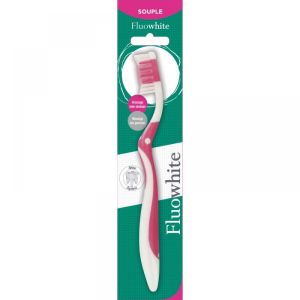 Fluowhite - Brosse à dents adulte - Souple