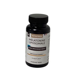 Nat&form - Mélatonine liposomale 1.9mg - 30gélules