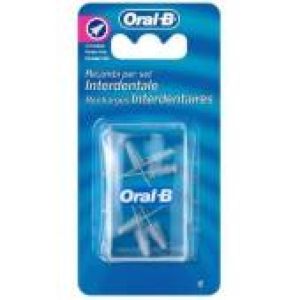 Oral B recharges interdentaires brosse conique fine x6