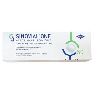 Sinovial One - Solution injectable 2,5 mL - Boîte de 2 seringues