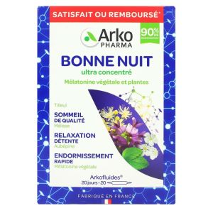 Arkopharma - Arkofluides Bonne Nuit - 20 ampoules