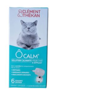 Clément-Thékan -  Ôcalm diffuseur pour chat + 1 flacon recharge 48ML