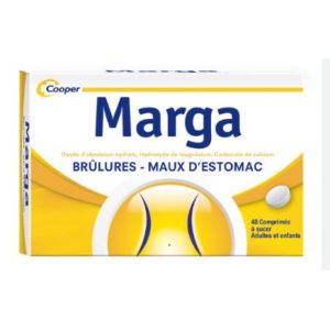 Cooper - Marga brûlures et maux d'estomac - 48 comprimés à sucer