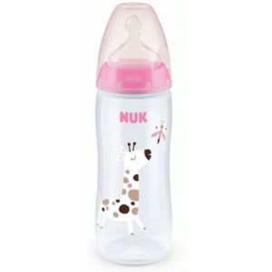 NUK - First choice biberon anti coliques Rose - 360ml